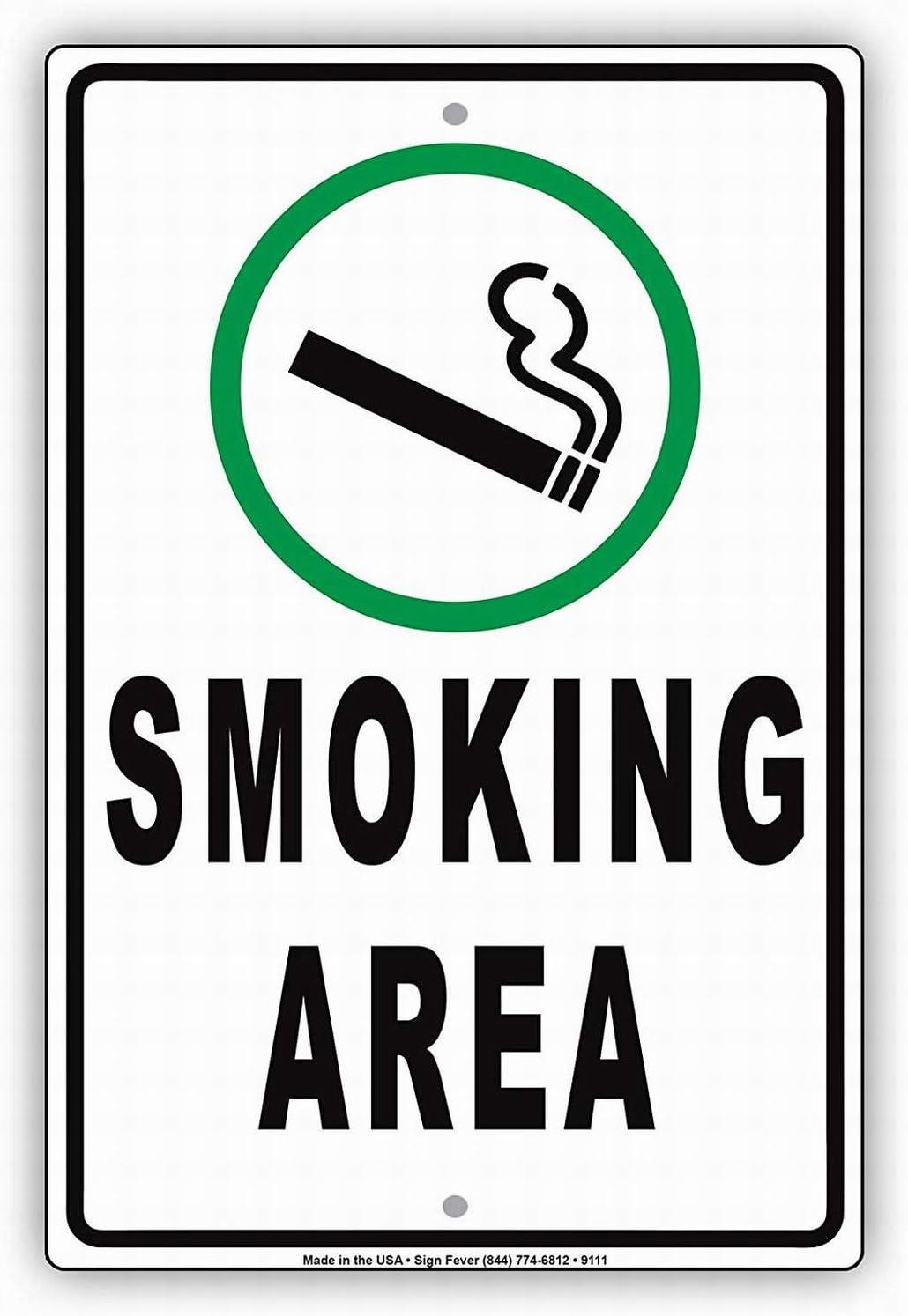 Safety Sign 12x16 Smoking Vapi - Vaping Store review and price