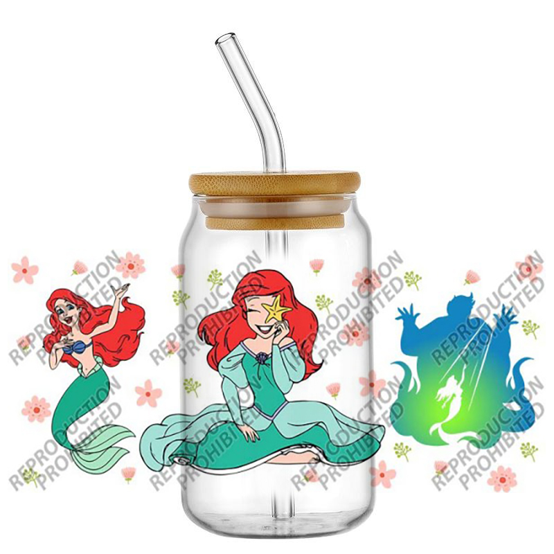 Popular Retro Cartoon Mermaid  - Rdta Tank Glass review and price