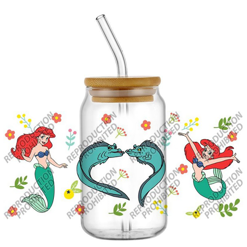 Popular Retro Cartoon Mermaid  - Rdta Tank Glass review and price