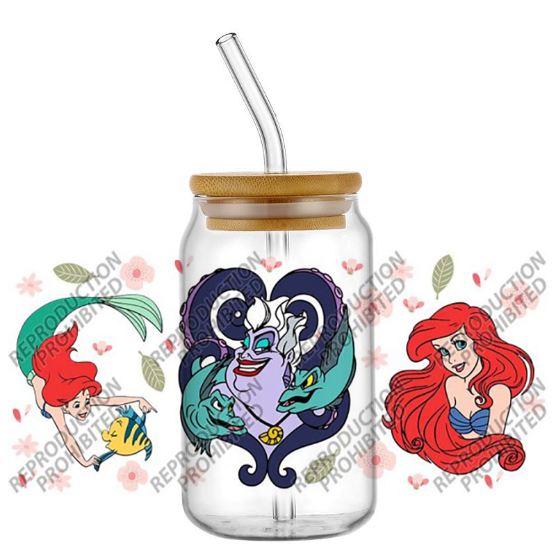 Popular Retro Cartoon Mermaid  - Rdta Tank Glass review and price