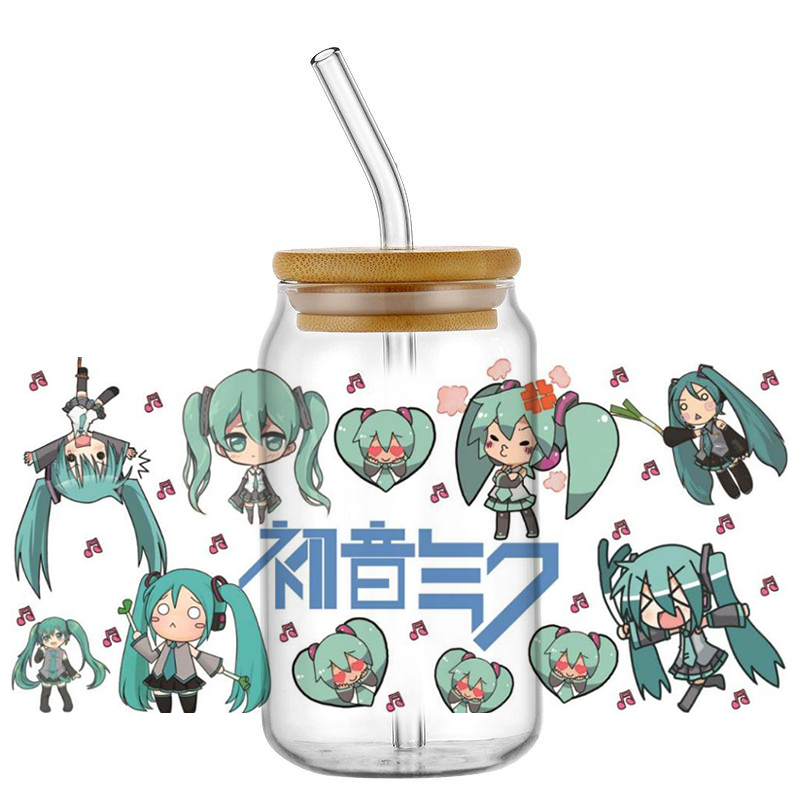 Hatsune Miku UV DTF Cup Wrap 1 - Rdta Tank Glass review and price